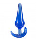 Синяя анальная пробка в форме якоря Large Anal Plug - 12,2 см.