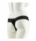 Трусики с силиконовым вибратором Limited Edition Black размера Plus Size