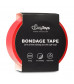 Красная лента для бондажа Easytoys Bondage Tape - 20 м.