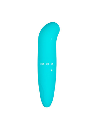 Голубой мини-вибратор для G-стимуляции Easytoys Mini G-Spot Vibrator - 12 см.