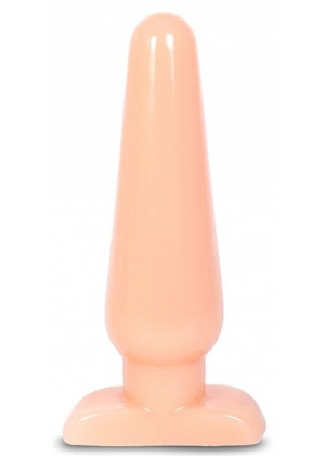 Телесная анальная пробка LARGE PLUG - 15 см.