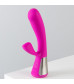 Розовый интерактивный вибратор Kiiroo Ohmibod Fuse - 18 см.