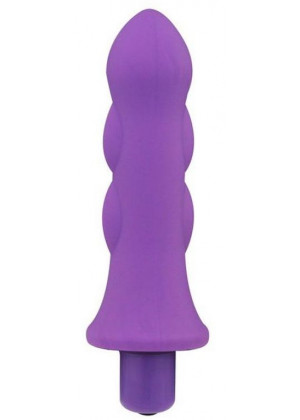 Фиолетовый мини-вибратор Mystique Rocket Vibe - 12,7 см.