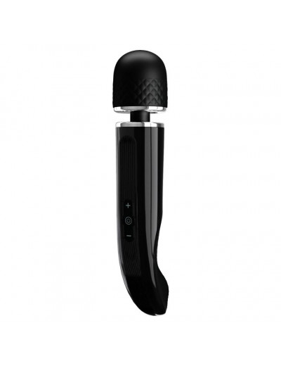 Черный вибратор-жезл Charming Massager Plus - 29 см.