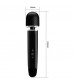 Черный вибратор-жезл Charming Massager Plus - 29 см.