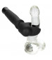 Черный вибромастурбатор Masturwand Vibrating Stroker