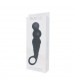 Чёрный анальный стимулятор ASSY THE MAGGOT SILICONE - 14,5 см.