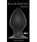 Чёрная анальная пробка Thick Anal Plug XL - 13 см.