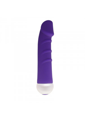 Фиолетовый вибратор FASHION SUCCUBI - 14,5 см.