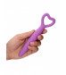 Набор фиолетовых вагинальных расширителей с вибропулей Silicone Vaginal Dilator Set
