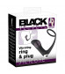 Черное эрекционное кольцо с анальной вибропробкой Vibrating Ring   Plug