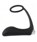 Черное эрекционное кольцо с анальной вибропробкой Vibrating Ring   Plug