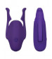 Фиолетовые виброзажимы для сосков Nipple Play Rechargeable Nipplettes