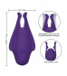 Фиолетовые виброзажимы для сосков Nipple Play Rechargeable Nipplettes