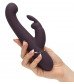 Фиолетовый вибратор Come to Bed Rechargeable Slimline G-Spot Rabbit Vibrator - 22,2 см.