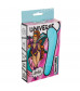 Голубой мини-вибратор Universe Secret Flower - 12,6 см.