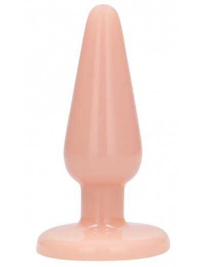 Телесная коническая анальная пробка Basic 5 Inch - 12,7 см.