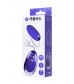 Фиолетовое виброяйцо A-Toys - 6,5 см.
