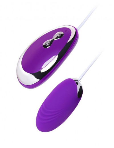 Фиолетовое виброяйцо A-Toys - 6,5 см.