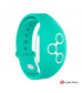 Голубое виброяйцо с зеленым пультом-часами Wearwatch Egg Wireless Watchme