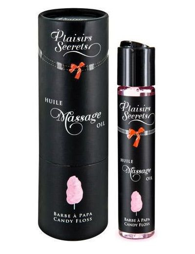 Массажное масло с ароматом сладкой ваты Huile de Massage Gourmande Barbe ? Papa - 59 мл.