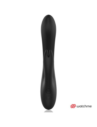 Черно-золотой вибратор-кролик с пультом-часами Anne s Desire Rabbit Vibe Wireless Watchme - 20,5 см.
