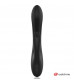 Черно-золотой вибратор-кролик с пультом-часами Anne s Desire Rabbit Vibe Wireless Watchme - 20,5 см.