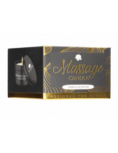 Массажная свеча с ароматом ванили Massage Candle Vanilla Scented - 100 гр.
