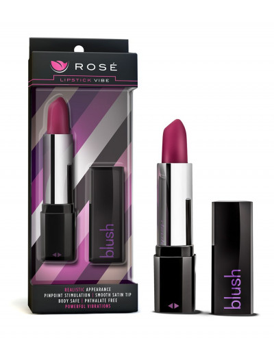 Вибратор в форме помады Rose Lipstick Vibe