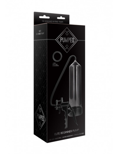 Черная ручная вакуумная помпа с насосом Elite Beginner Pump