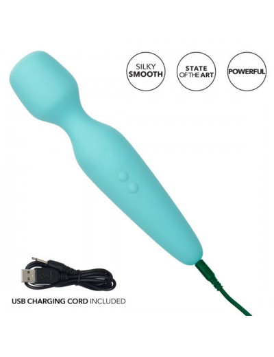 Голубой wand-вибромассажер They-ology Vibrating Intimate Massager
