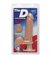 Телесный вибратор-реалистик The D Perfect D Vibrating 8  - 23 см.