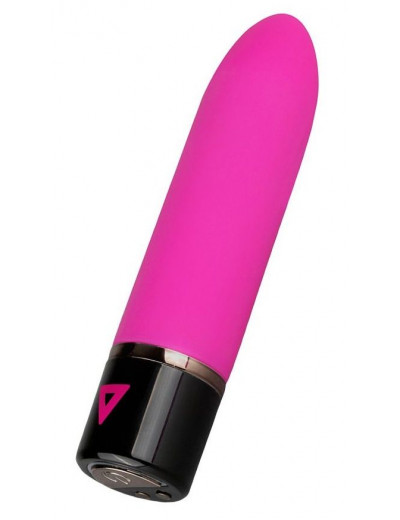 Розовый силиконовый мини-вибратор Lil Bullet - 10 см.