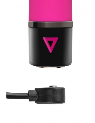 Розовый силиконовый мини-вибратор Lil Bullet - 10 см.
