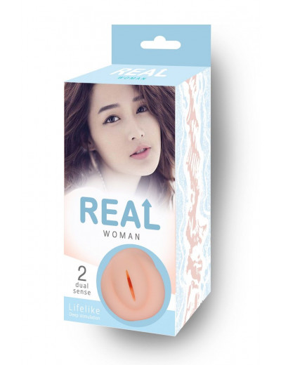 Мастурбатор Real Woman со сложным внутренним рельефом