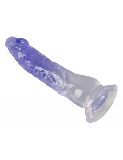 Прозрачный фаллоимитатор Clear Dildo на присоске - 22,5 см.