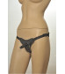 Кожаные трусики с плугом Kanikule Leather Strap-on Harness Anatomic Thong