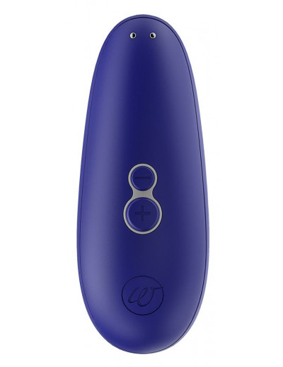 Синий бесконтактный клиторальный стимулятор Womanizer Starlet 2