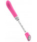 Розовый G-стимулятор с вибрацией Bgood Deluxe Curve - 19,3 см.