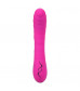 Розовый вибромассажер Insatiable G Inflatable G-Wand с функцией расширения - 21,5 см.