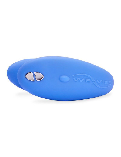 Голубой вибромассажер для пар We-Vibe Match