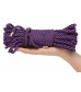 Фиолетовая веревка для связывания Want to Play? 10m Silky Rope - 10 м.