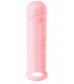 Розовый фаллоудлинитель Homme Long - 15,5 см.