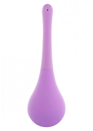 Фиолетовый анальный душ SQUEEZE CLEAN 