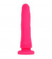 Розовый фаллоимитатор из силикона Delta Сlub Toys Dong Pink Silicone - 23 см.