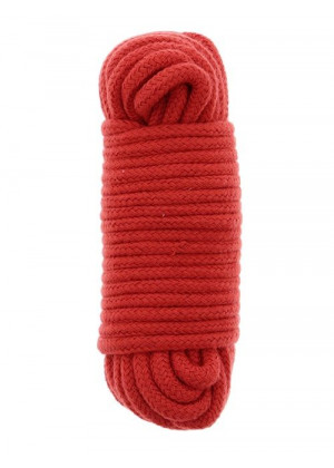 Красная веревка для связывания BONDX LOVE ROPE - 10 м.