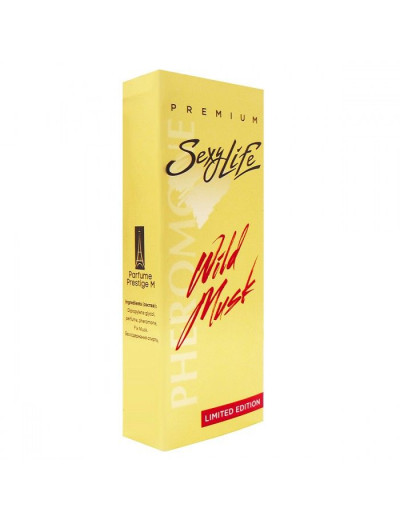 Мужские духи Wild Musk №1 с мускусом и феромонами - 10 мл.