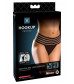 Черные трусики Crotchless Love Garter S-M-L с анальной пробкой
