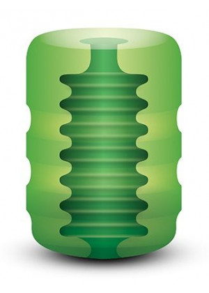 Зеленый портативный мастурбатор Zolo Original Pocket Stroker