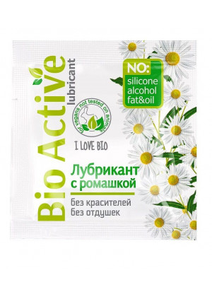 Пробник лубриканта на водной основе Bio Active - 3 гр.